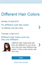 Mobile Screenshot of differenthaircolorss.blogspot.com