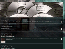 Tablet Screenshot of fusionstringensemble.blogspot.com