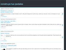 Tablet Screenshot of construyetuspedales.blogspot.com