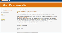 Desktop Screenshot of officialseka.blogspot.com