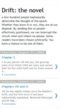Mobile Screenshot of drift-the-novel.blogspot.com