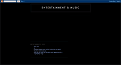 Desktop Screenshot of entertainmentaaamusic.blogspot.com