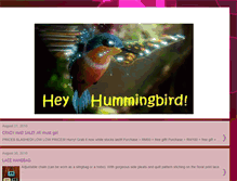 Tablet Screenshot of hey-hummingbird.blogspot.com