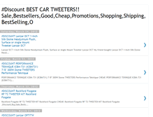 Tablet Screenshot of bestcartweeterscheap.blogspot.com