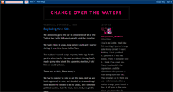 Desktop Screenshot of changeoverthewaters.blogspot.com