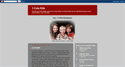 Desktop Screenshot of momof3cutekids.blogspot.com