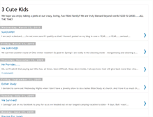 Tablet Screenshot of momof3cutekids.blogspot.com