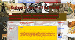 Desktop Screenshot of extinctionaroundtheworld.blogspot.com