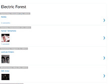 Tablet Screenshot of electricforest-yukimi.blogspot.com