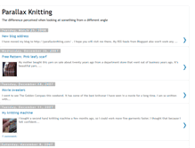 Tablet Screenshot of parallaxknitting.blogspot.com