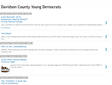 Tablet Screenshot of davidsoncountyyoungdemocrats.blogspot.com