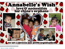 Tablet Screenshot of annabelleswish.blogspot.com