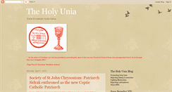 Desktop Screenshot of holyunia.blogspot.com