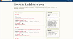 Desktop Screenshot of mtlegislature2011.blogspot.com