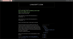 Desktop Screenshot of limasoft.blogspot.com