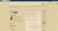 Desktop Screenshot of elgremiorevistacultural.blogspot.com