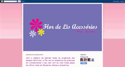 Desktop Screenshot of flordelis-acessorios.blogspot.com