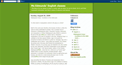 Desktop Screenshot of msedmundsenglishclasses.blogspot.com