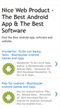 Mobile Screenshot of nicewebproduct.blogspot.com