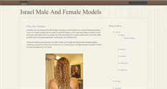 Desktop Screenshot of israeli-male-models.blogspot.com