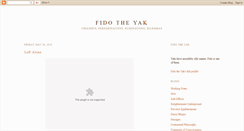 Desktop Screenshot of fidotheyak.blogspot.com