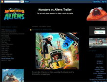 Tablet Screenshot of monster-vs-aliens-trailer.blogspot.com