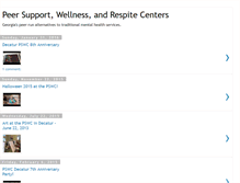 Tablet Screenshot of peersupportandwellness.blogspot.com