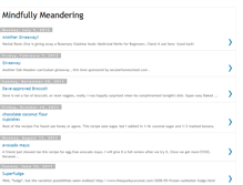 Tablet Screenshot of mindfullymeandering.blogspot.com