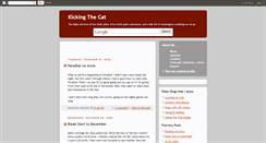 Desktop Screenshot of kickingcat.blogspot.com