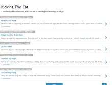 Tablet Screenshot of kickingcat.blogspot.com