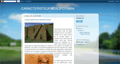 Desktop Screenshot of caracteristicamesopotamia.blogspot.com