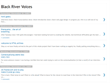 Tablet Screenshot of blackrivervoices.blogspot.com