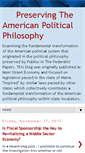 Mobile Screenshot of americanpoliticalphilosophy.blogspot.com