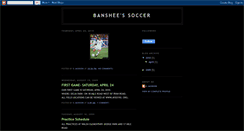 Desktop Screenshot of bansheesoccer.blogspot.com