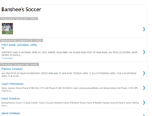 Tablet Screenshot of bansheesoccer.blogspot.com