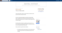 Desktop Screenshot of ekstra-inntekt.blogspot.com