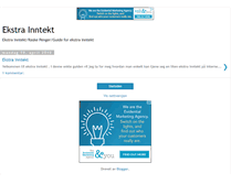 Tablet Screenshot of ekstra-inntekt.blogspot.com
