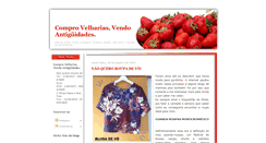 Desktop Screenshot of comprovelhariasvendoantiguidades.blogspot.com