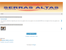 Tablet Screenshot of fmserrasaltas.blogspot.com