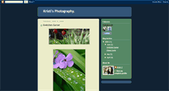 Desktop Screenshot of kristileephotography.blogspot.com