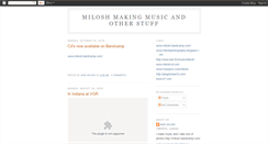 Desktop Screenshot of miloshmakingmusic.blogspot.com