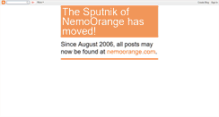 Desktop Screenshot of nemoorange.blogspot.com