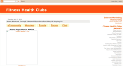 Desktop Screenshot of fitnesshealthclubs1.blogspot.com