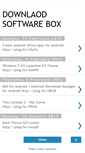 Mobile Screenshot of downloadsoftwarebox.blogspot.com