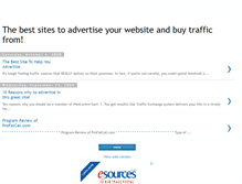 Tablet Screenshot of bestsitestoadvertise.blogspot.com