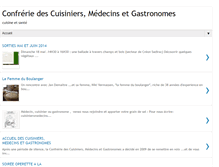 Tablet Screenshot of cuisiniersmedecinsgastronomes.blogspot.com