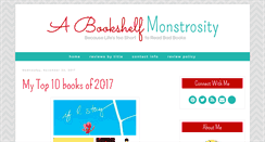 Desktop Screenshot of bookshelfmonstrosity.blogspot.com