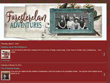 Tablet Screenshot of foresterclan.blogspot.com