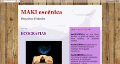 Desktop Screenshot of makiescenica.blogspot.com