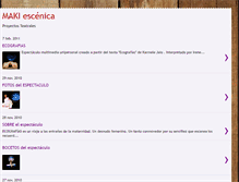 Tablet Screenshot of makiescenica.blogspot.com